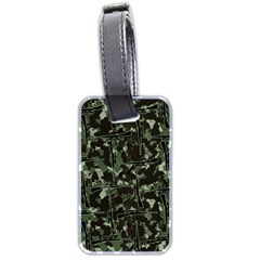 Hunting Motif Camouflage Pattern Print Bk Luggage Tag (two Sides) by dflcprintsclothing