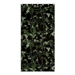 Hunting Motif Camouflage Pattern Print Bk Shower Curtain 36  X 72  (stall)  by dflcprintsclothing