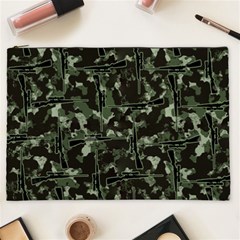 Hunting Motif Camouflage Pattern Print Bk Cosmetic Bag (xxl) by dflcprintsclothing