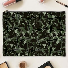 Hunting Motif Camouflage Pattern Print Bk Cosmetic Bag (xxxl) by dflcprintsclothing