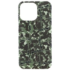 Hunting Motif Camouflage Pattern Print Bk Iphone 15 Pro Max Black Uv Print Pc Hardshell Case by dflcprintsclothing