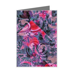 Alien Architecture Ii Mini Greeting Card by MRNStudios