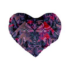 Alien Architecture Ii Standard 16  Premium Flano Heart Shape Cushions