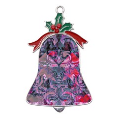 Alien Architecture Ii Metal Holly Leaf Bell Ornament