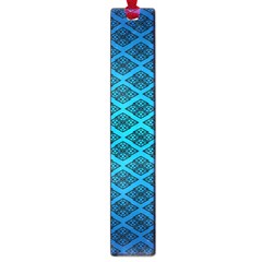 Pattern Texture Geometric Blue Large Book Marks by anzea