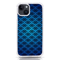 Pattern Texture Geometric Blue Iphone 14 Tpu Uv Print Case