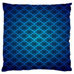 Pattern Texture Geometric Blue 16  Baby Flannel Cushion Case (two Sides)