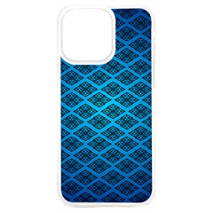 Pattern Texture Geometric Blue Iphone 15 Plus Tpu Uv Print Case