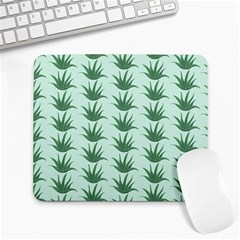 Aloe Plants Pattern Scrapbook Large Mousepad by anzea