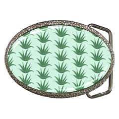 Aloe Plants Pattern Scrapbook Belt Buckles by anzea