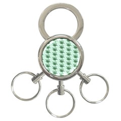 Aloe Plants Pattern Scrapbook 3-ring Key Chain by anzea