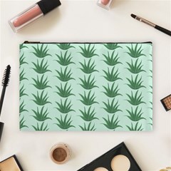 Aloe Plants Pattern Scrapbook Cosmetic Bag (large) by anzea