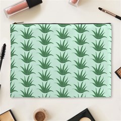 Aloe Plants Pattern Scrapbook Cosmetic Bag (xl) by anzea