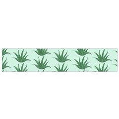 Aloe Plants Pattern Scrapbook Small Premium Plush Fleece Scarf