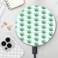 Aloe Plants Pattern Scrapbook Wireless Fast Charger(white) by anzea