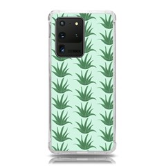 Aloe Plants Pattern Scrapbook Samsung Galaxy S20 Ultra 6 9 Inch Tpu Uv Case by anzea