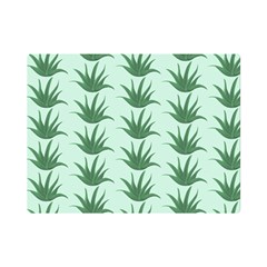 Aloe Plants Pattern Scrapbook Premium Plush Fleece Blanket (mini)