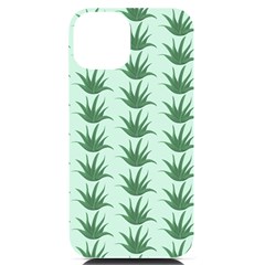 Aloe Plants Pattern Scrapbook Iphone 14 Black Uv Print Case by anzea