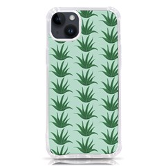 Aloe Plants Pattern Scrapbook Iphone 14 Plus Tpu Uv Print Case by anzea