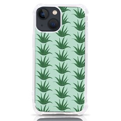 Aloe Plants Pattern Scrapbook Iphone 13 Mini Tpu Uv Print Case by anzea