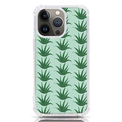 Aloe Plants Pattern Scrapbook Iphone 13 Pro Tpu Uv Print Case by anzea