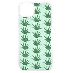 Aloe Plants Pattern Scrapbook Iphone 15 Tpu Uv Print Case