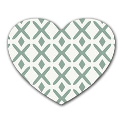 Texture Sign Deaign Heart Mousepad by anzea