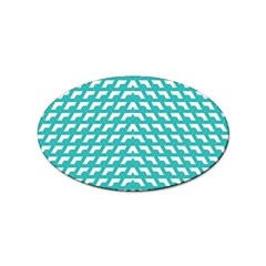 Background Pattern Colored Sticker Oval (10 Pack)