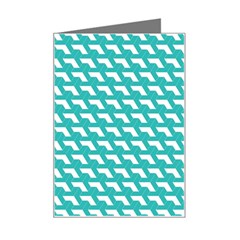 Background Pattern Colored Mini Greeting Card by anzea