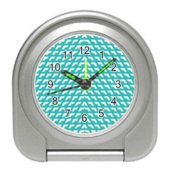 Background Pattern Colored Travel Alarm Clock