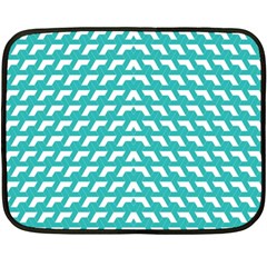 Background Pattern Colored Fleece Blanket (mini) by anzea