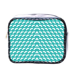 Background Pattern Colored Mini Toiletries Bag (one Side) by anzea