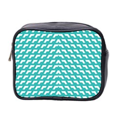 Background Pattern Colored Mini Toiletries Bag (two Sides) by anzea