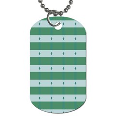 Pattern Triangle Dog Tag (two Sides) by anzea