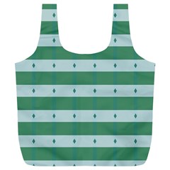 Pattern Triangle Full Print Recycle Bag (xl) by anzea