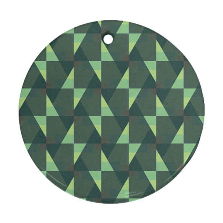 Texture Triangle Ornament (Round)