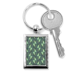 Texture Triangle Key Chain (rectangle) by anzea