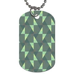 Texture Triangle Dog Tag (two Sides) by anzea