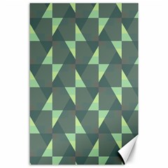 Texture Triangle Canvas 24  X 36  by anzea