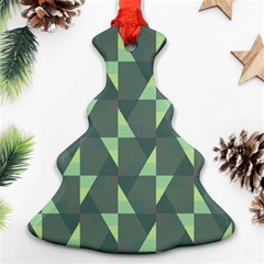 Texture Triangle Ornament (christmas Tree) 