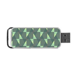 Texture Triangle Portable Usb Flash (one Side) by anzea