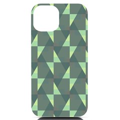 Texture Triangle Iphone 14 Black Uv Print Case by anzea