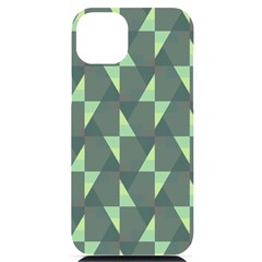 Texture Triangle Iphone 14 Plus Black Uv Print Case by anzea