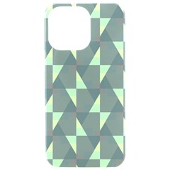 Texture Triangle Iphone 15 Pro Max Black Uv Print Pc Hardshell Case