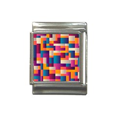 Abstract Geometry Blocks Italian Charm (13mm)