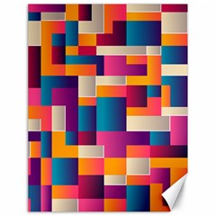 Abstract Geometry Blocks Canvas 18  X 24  by anzea