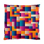 Abstract Geometry Blocks Standard Cushion Case (Two Sides) Front