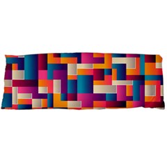 Abstract Geometry Blocks Body Pillow Case (dakimakura)