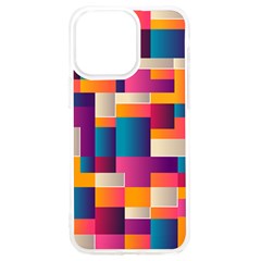 Abstract Geometry Blocks Iphone 15 Pro Max Tpu Uv Print Case by anzea