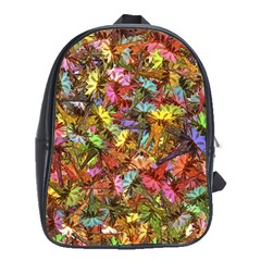 Echinopsis Terscheckii Cactus Motif Random Colored Pattern School Bag (XL)